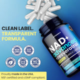 Vitamax Advanced NAD+ Cellular Supplement packaging