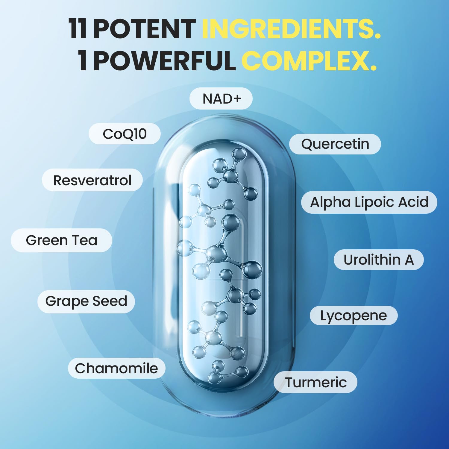 Vitamax Advanced NAD+ Cellular Supplement side view