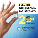 Vitamax Advanced NAD+ Cellular Supplement with a glass of water