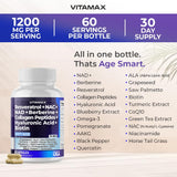 Vitamax Age Smart Fusion Supplement 20-in-1 bottle side view