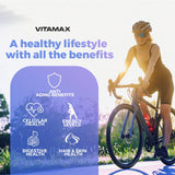 Vitamax Age Smart Fusion Supplement 20-in-1 with a measuring spoon
