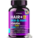 Vitamax Hair, Skin & Nails Supplement 60 Capsules front view