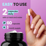Vitamax Hair, Skin & Nails Supplement displayed with lifestyle items