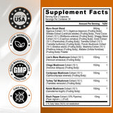Vitamax MycoBoost Mushroom Blend ingredients list