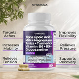 Vitamax Nerve-Plus capsules in hand