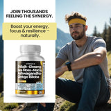 Vitamax Shilajit Capsules lifestyle image with natural background