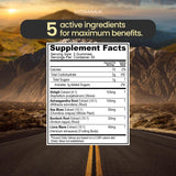 Vitamax Shilajit Gummies lifestyle scene with healthy snacks