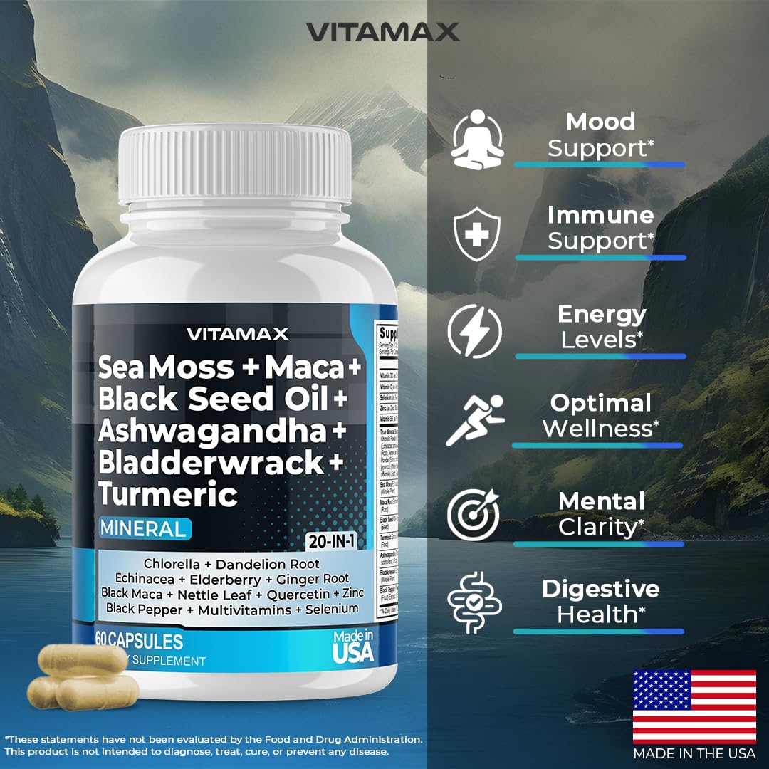 Vitamax True Mineral capsules in a hand