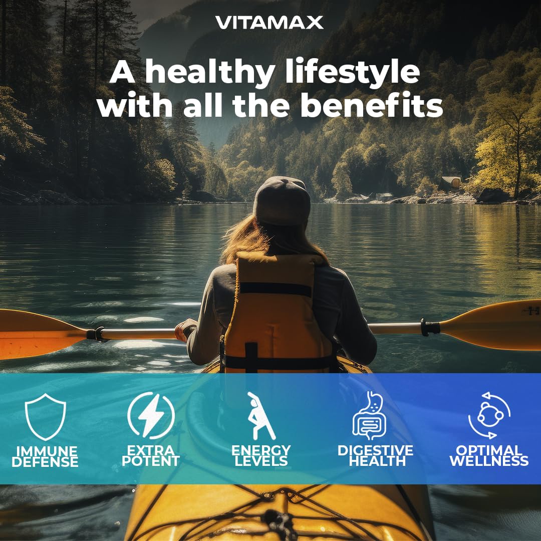 Vitamax True Mineral supplement alongside fresh herbs