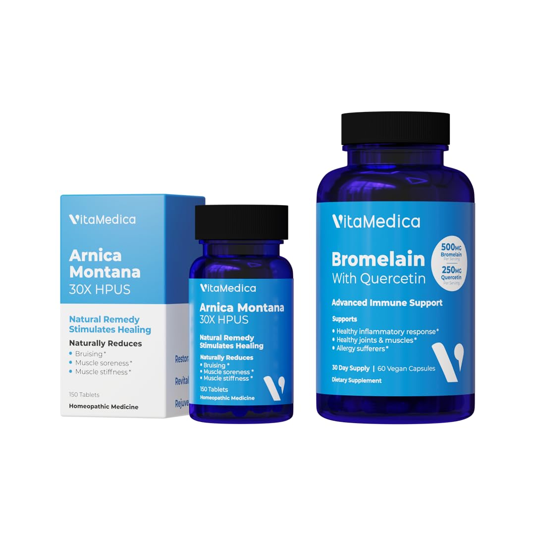 VitaMedica Arnica and Bromelain bundle front view with packaging