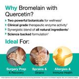 VitaMedica Bromelain Supplement on a wooden table