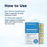 VitaMedica Bromelain with Quercetin capsules with fresh pineapple