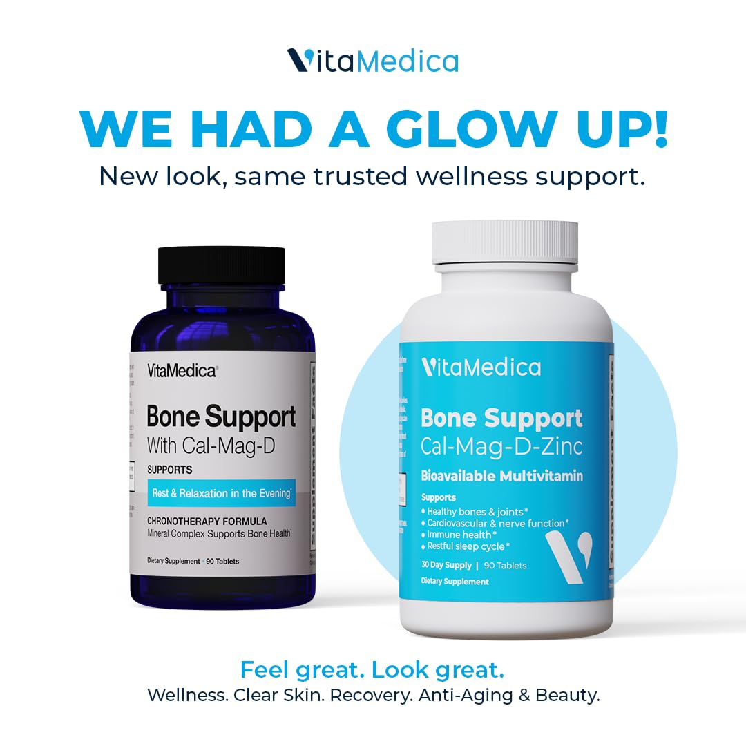 VitaMedica Calcium Magnesium Vitamin D3 supplement side view