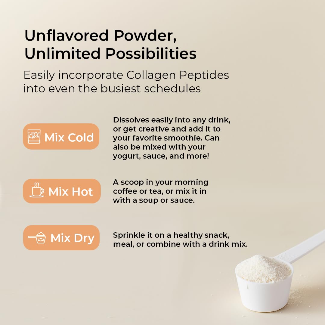 VitaMedica Collagen Peptides in a bowl with soup