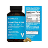 VitaMedica Omega-3 Fish Oil Softgels 750mg front view