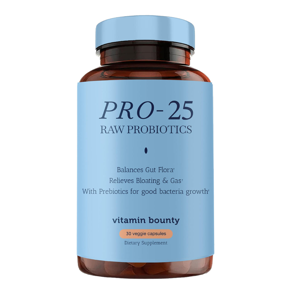 Vitamin Bounty Acidophilus Probiotic Capsules bottle front view