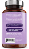 Vitamin Bounty Elderberry 5-in-1 daily wellness Support Capsules side view