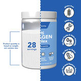 Vitamin Bounty Multi Collagen Complex Powder with coffee
