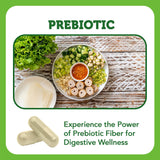 Vitamin Bounty Prebiotic Fiber Capsules in a travel bag