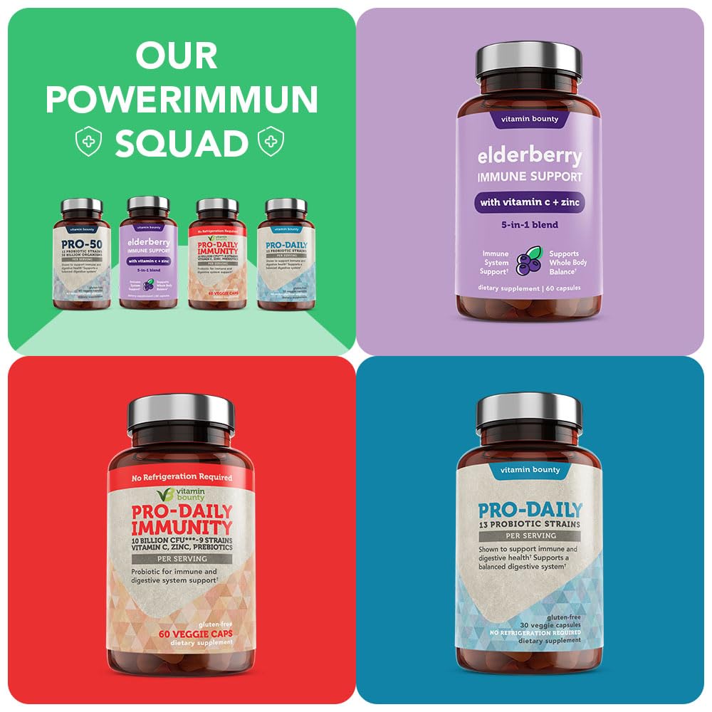 Vitamin Bounty Probiotic Acidophilus capsules in hand