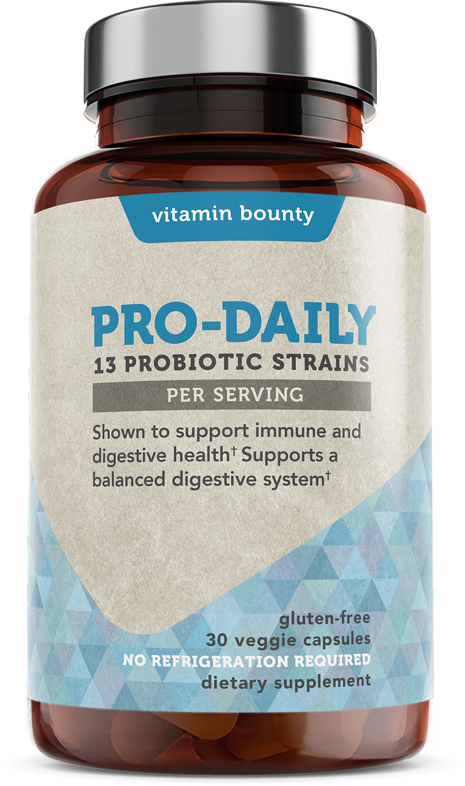 Vitamin Bounty Probiotic Capsules packaging side view
