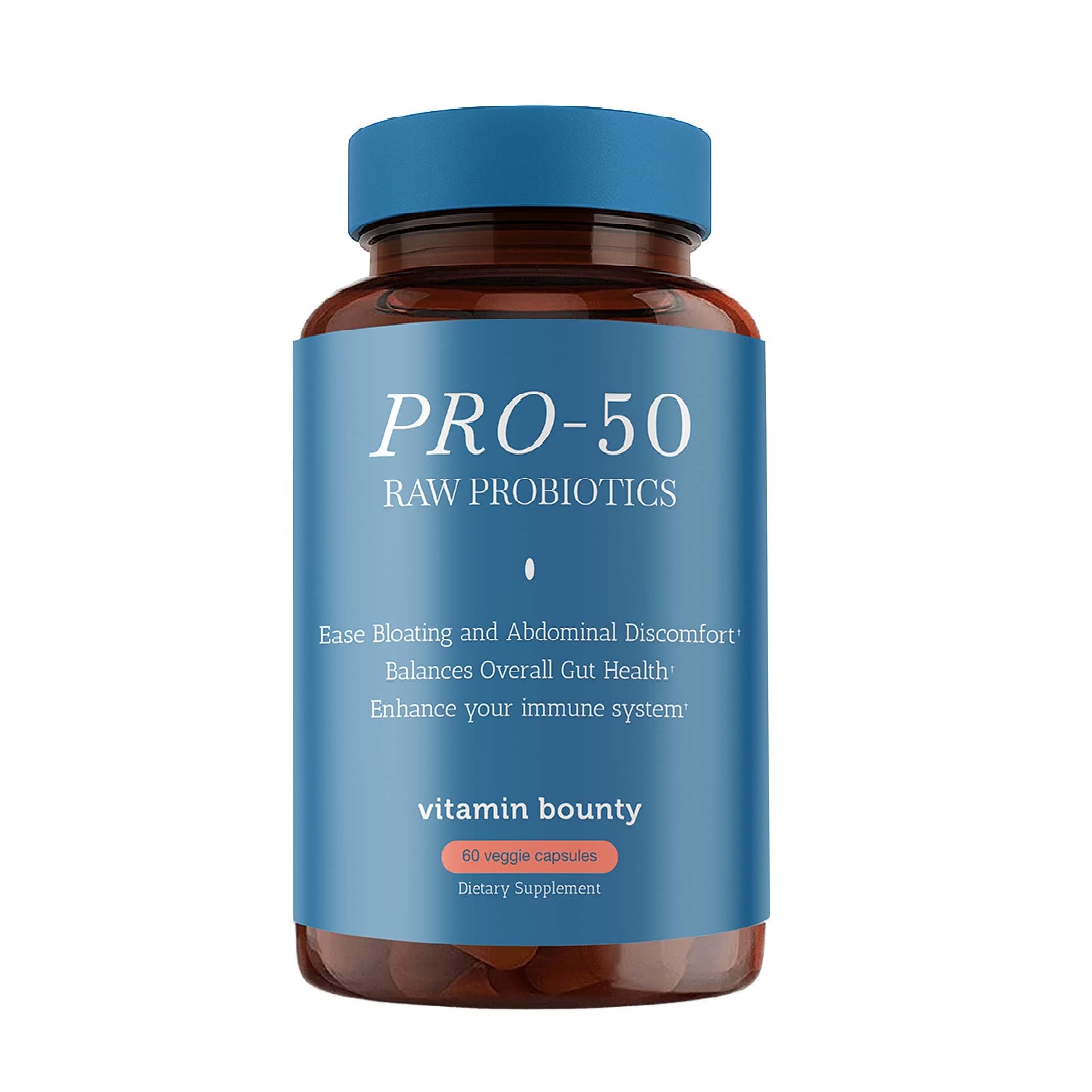 Vitamin Bounty Probiotic Supplement 50 Billion CFU front view