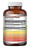 Vitamin C bottle with non-GMO and gluten-free labels