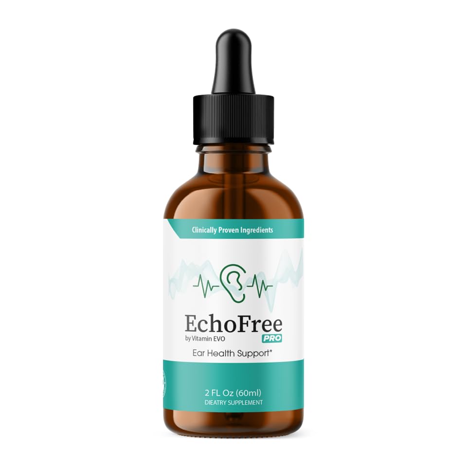 Vitamin Evo Echo Free Tinnitus Drops front view bottle