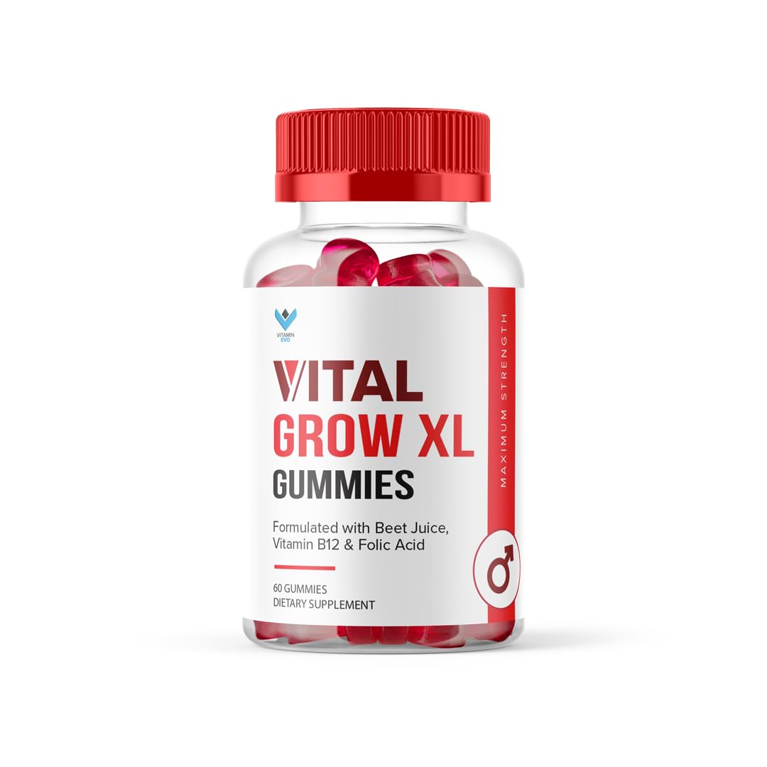 Vitamin Evo Vital Grow XL Gummies 60ct front view