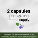 Vitamin Support Multivitamins capsules on a wooden surface
