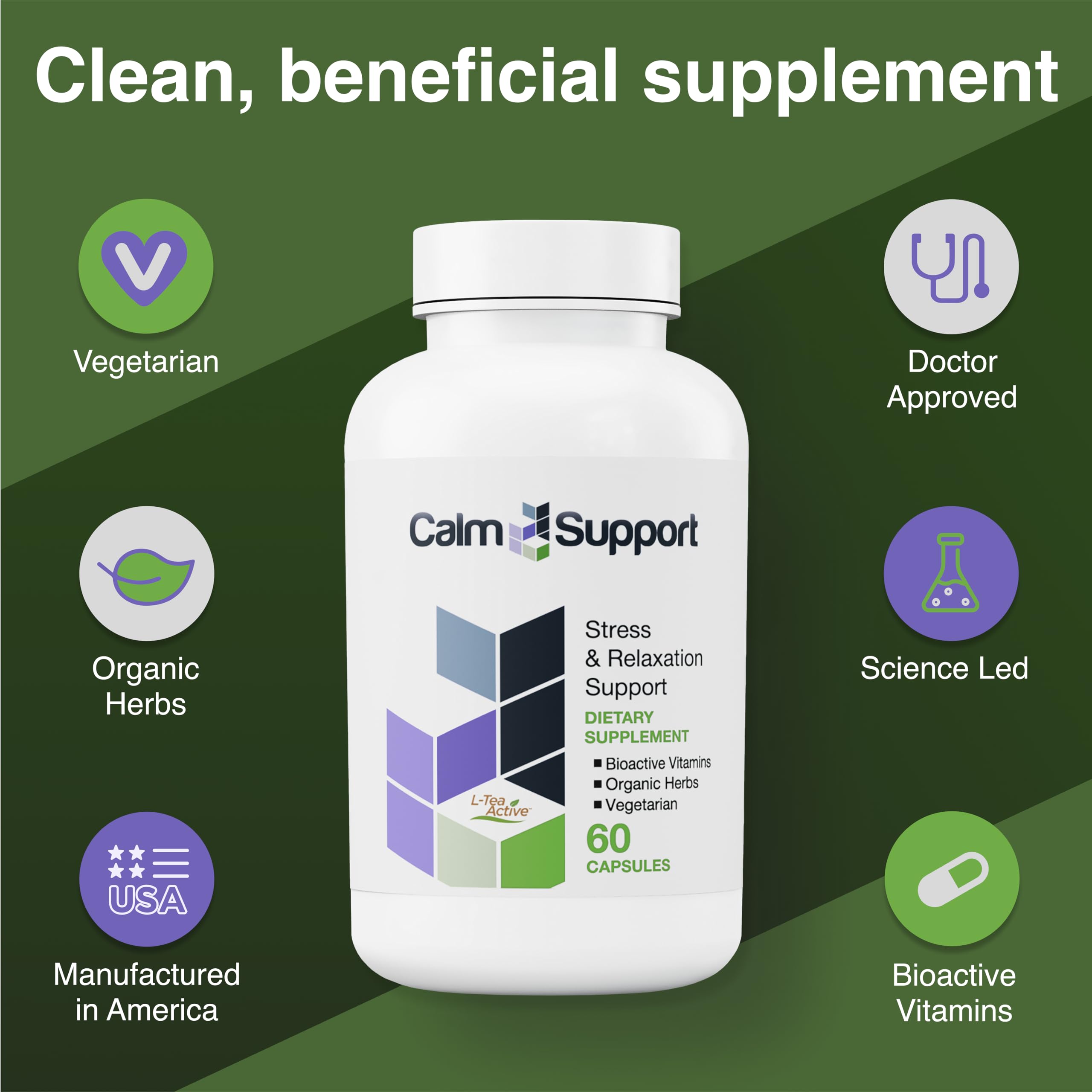 Vitamin Support Multivitamins ingredients list on packaging