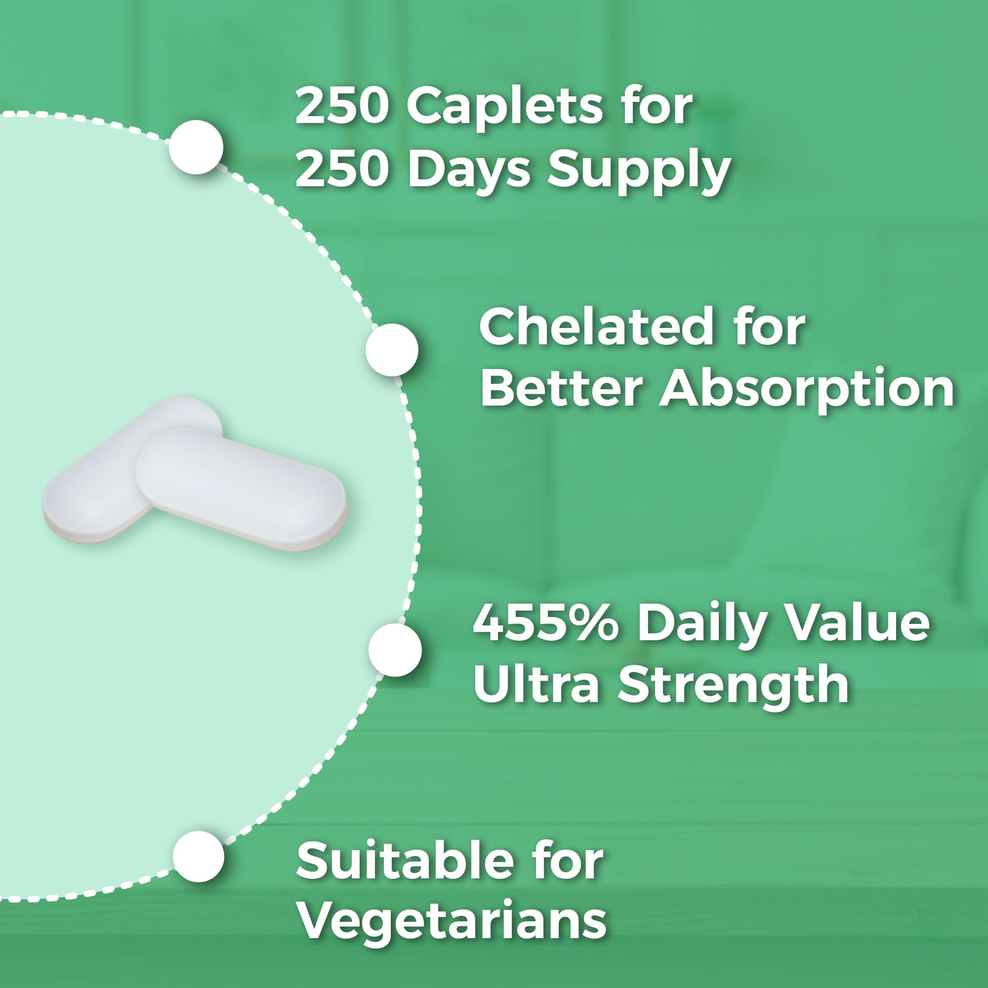 Vitamin World Chelated Zinc Supplement 50mg ingredients list