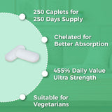 Vitamin World Chelated Zinc Supplement 50mg ingredients list