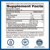 Vitamin World Chondroitin Glucosamine Supplement 200g side view