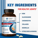 Vitamin World Chondroitin Joint Supplement 1500mg ingredients list