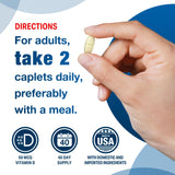 Vitamin World Chondroitin Supplement in a hand for size reference