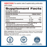 Vitamin World Chondroitin Supplement side view showing caplets