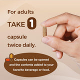 Vitamin World Cinnamon Complex 120 Capsules on wooden table
