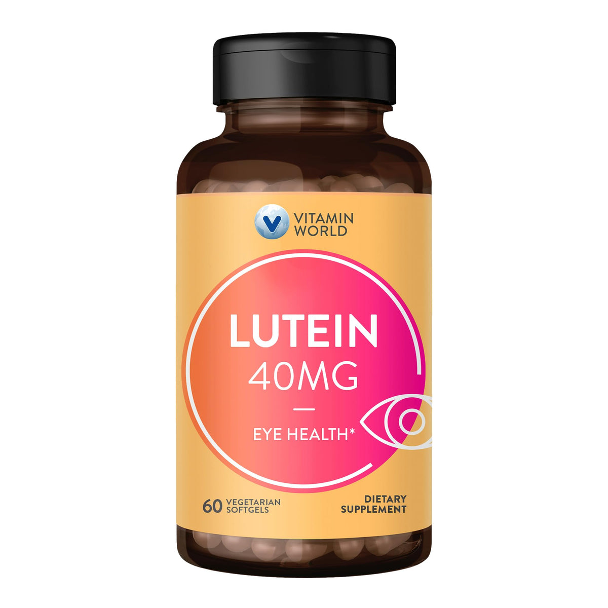Vitamin World Lutein Supplement 40mg front view