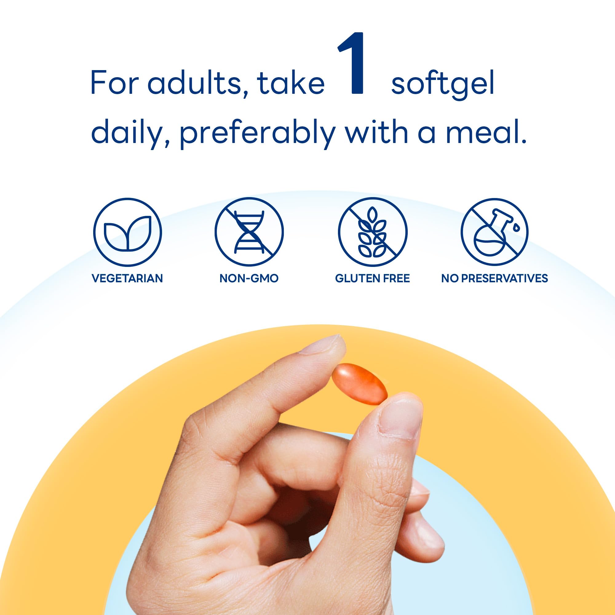 Vitamin World Lutein Supplement 40mg on a wooden table