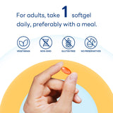 Vitamin World Lutein Supplement 40mg on a wooden table