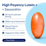 Vitamin World Lutein Supplement 40mg side view