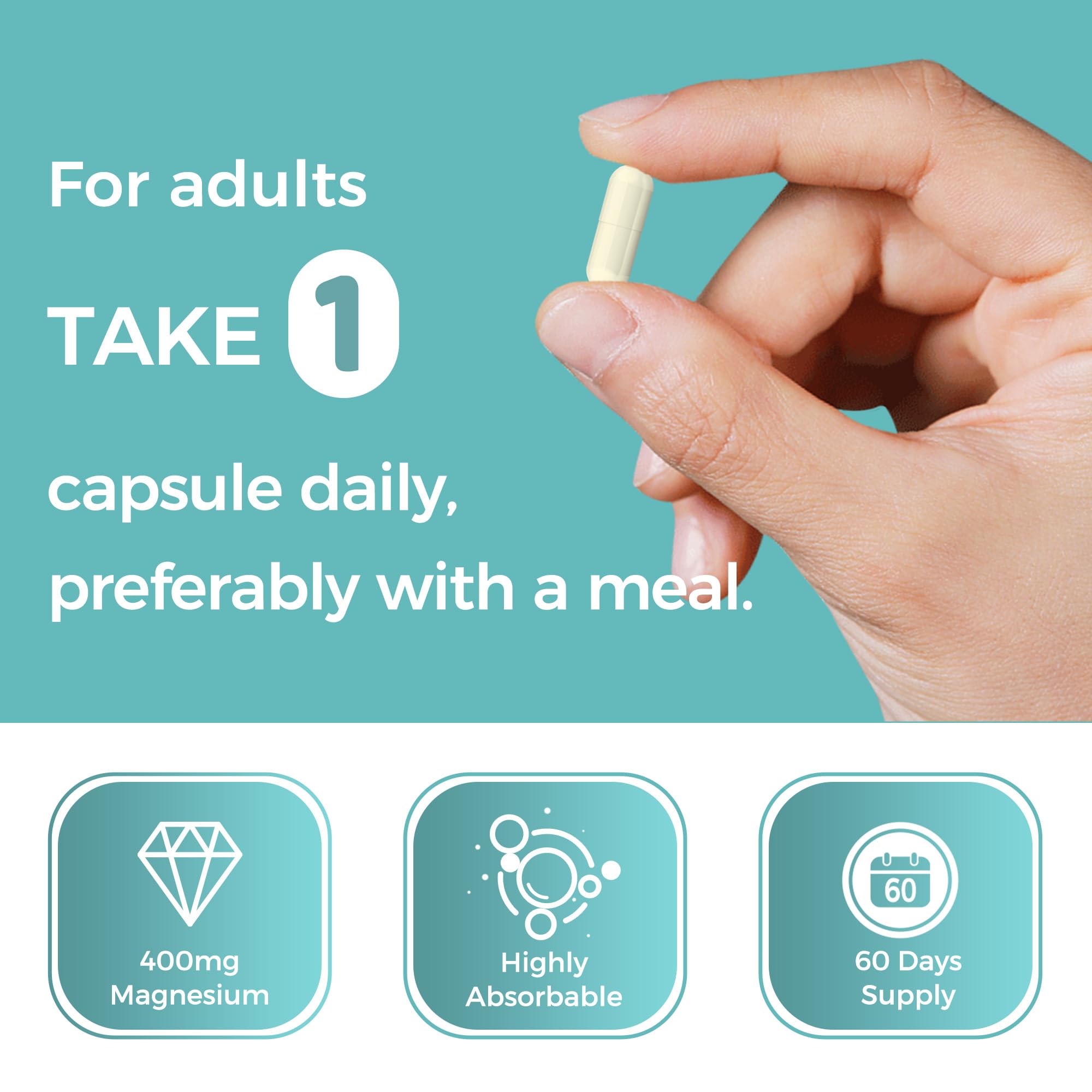 Vitamin World Magnesium Complex 400mg supplement ingredients list