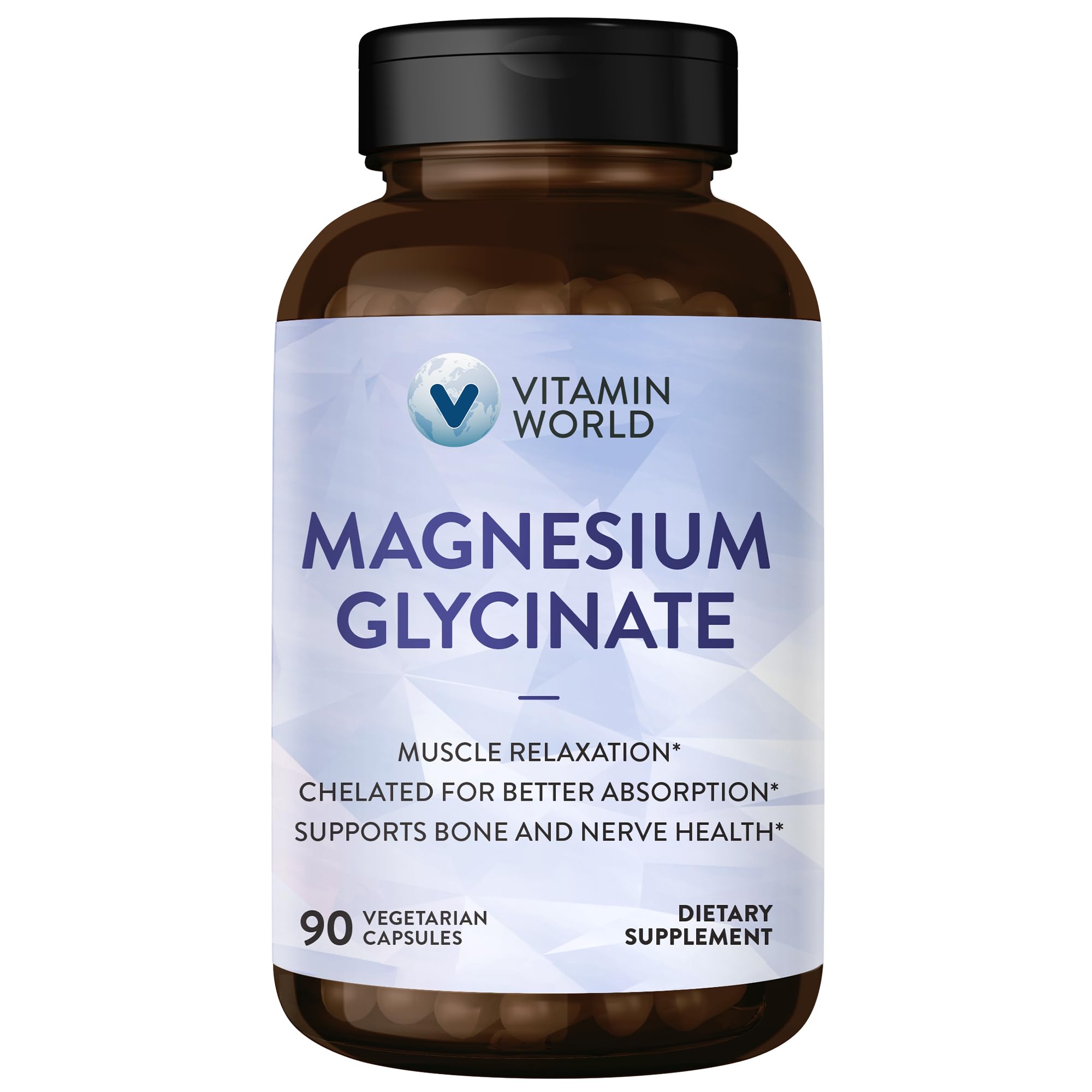 Vitamin World Magnesium Glycinate 420mg front view