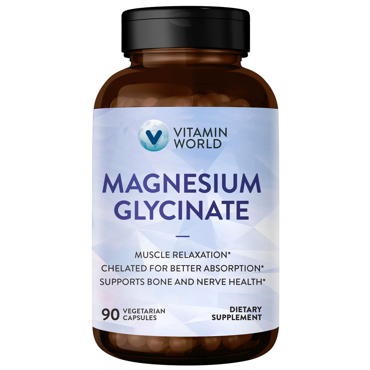Vitamin World Magnesium Glycinate 420mg front view
