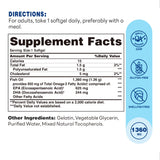 Vitamin World Omega-3 Fish Oil 90 softgels bottle