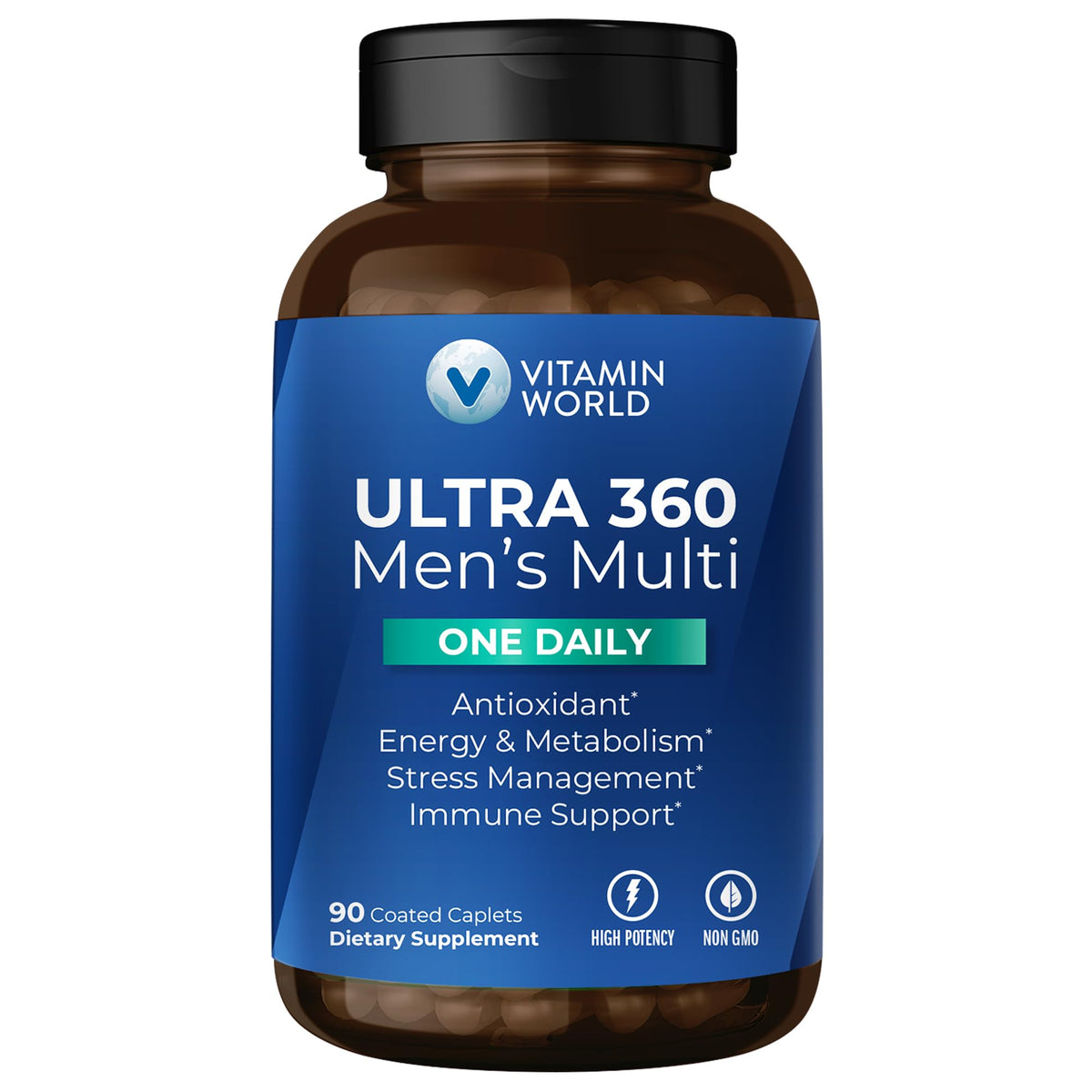 Vitamin World Ultra 360 Men’s Multi One Daily front view of packaging