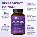 Vitamin World ULTRA 360 Women’s Multi 340g back view