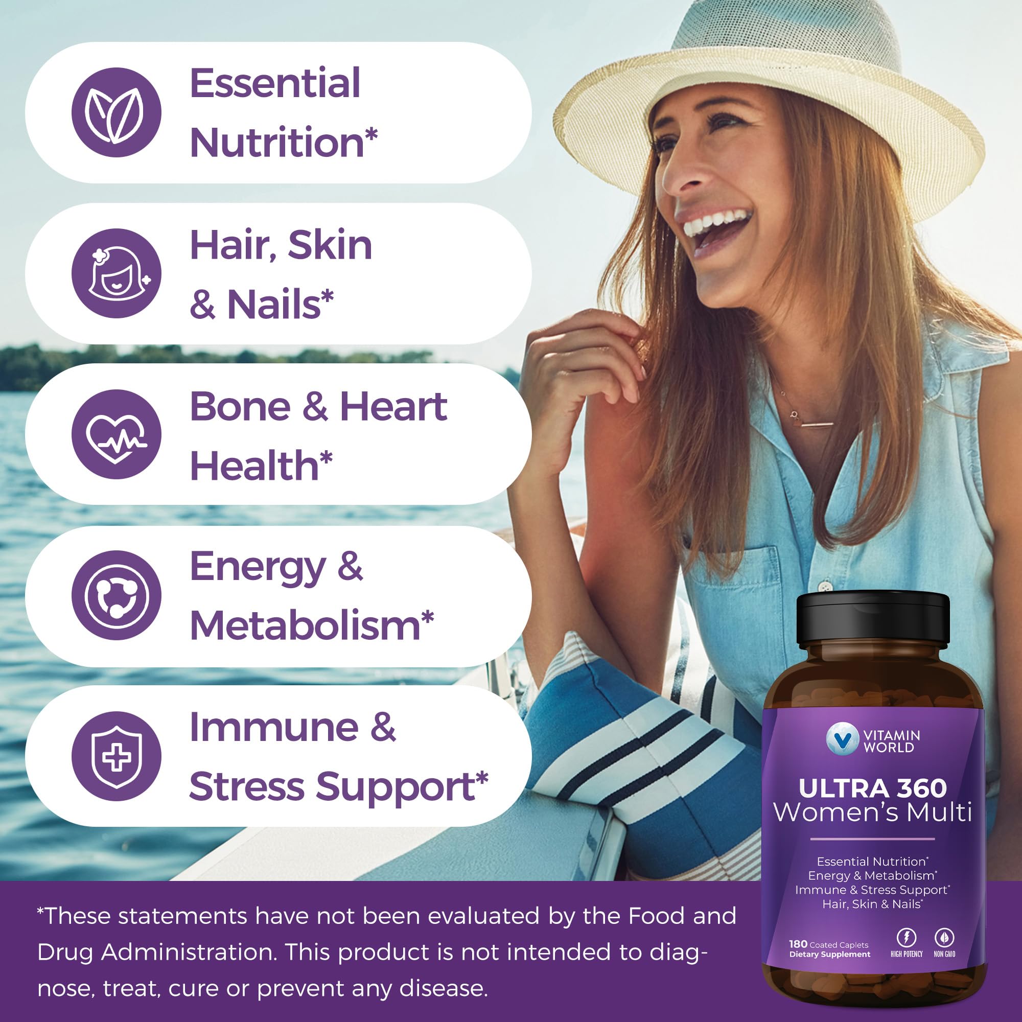 Vitamin World ULTRA 360 Women’s Multi 340g caplets