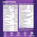 Vitamin World Ultra 360 Women’s Multi 50+ side view of caplets